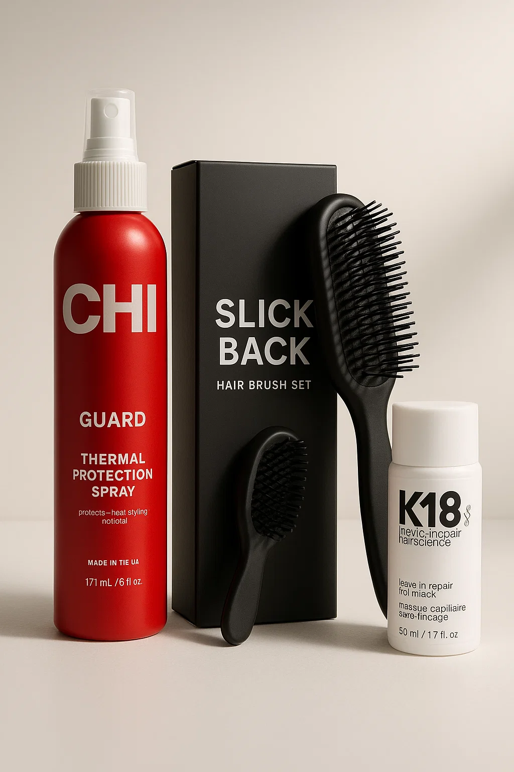 Comprehensive Review of Top Hair Care Products on Amazon: CHI Guard, Slick Back Hair Brush, and K18 Leave-In Mask