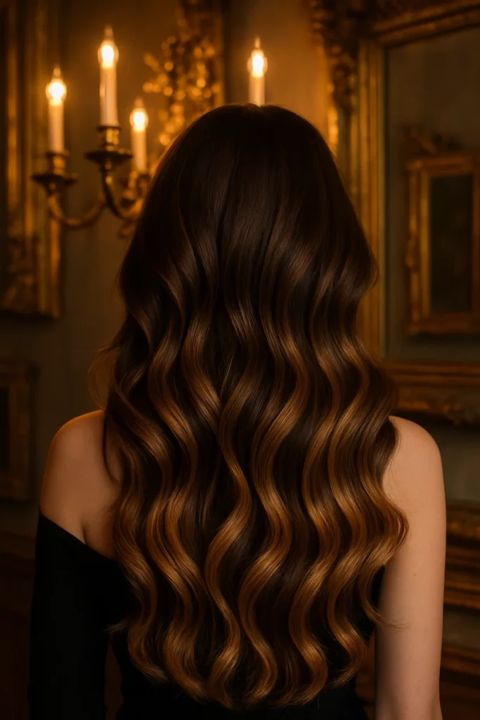 13 Gorgeous Caramel Highlights on Brown Hair Styles with Vintage Charm