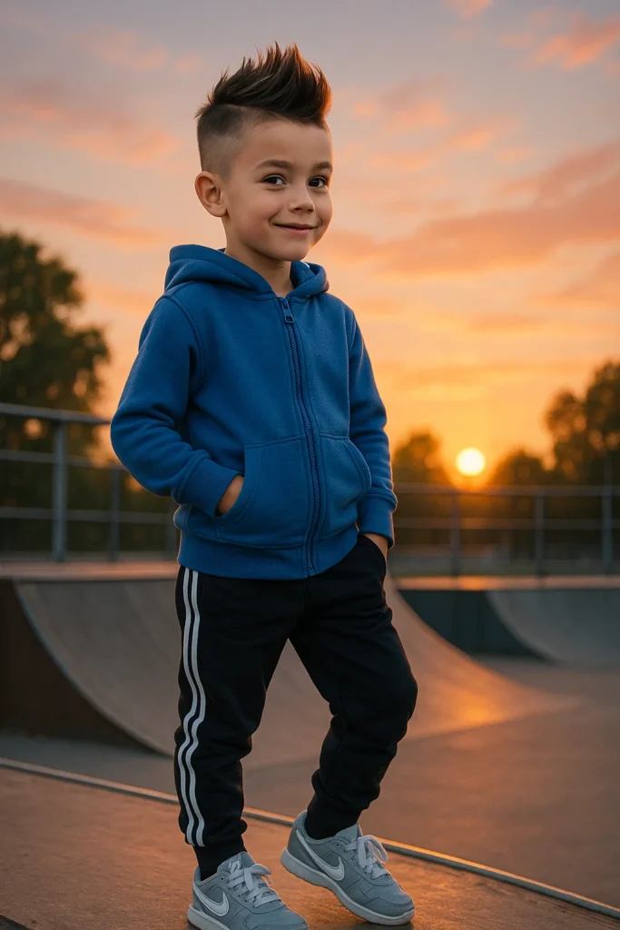 boys haircut straight fine hair