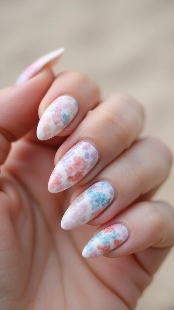 Elegant French tip wedding nail design