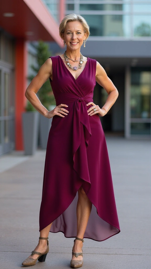 Chic mid-length hairstyle for women over 60 with fine hair 2025