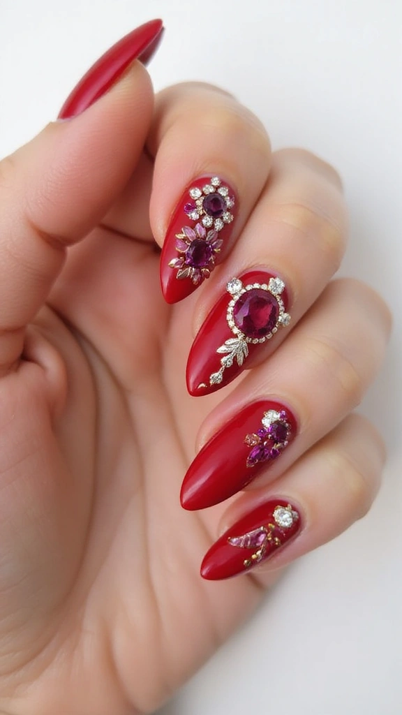 15 Stunning Red Nail Art Ideas That Will Make Your Heart Skip a Beat!