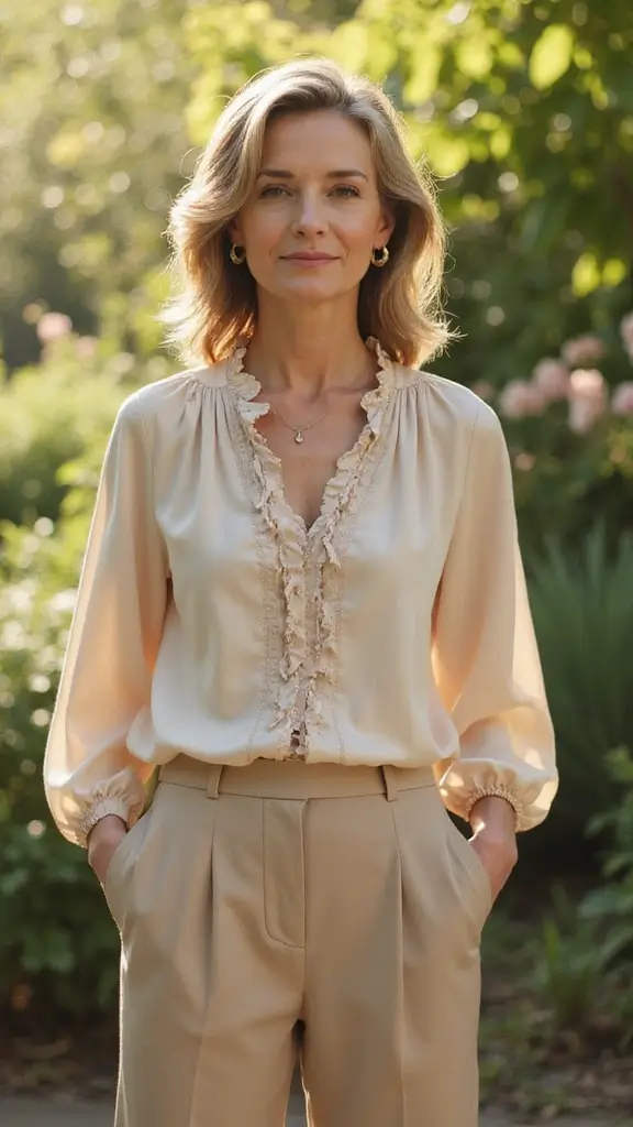 Chic short hairstyle for older women with fine hair 2025