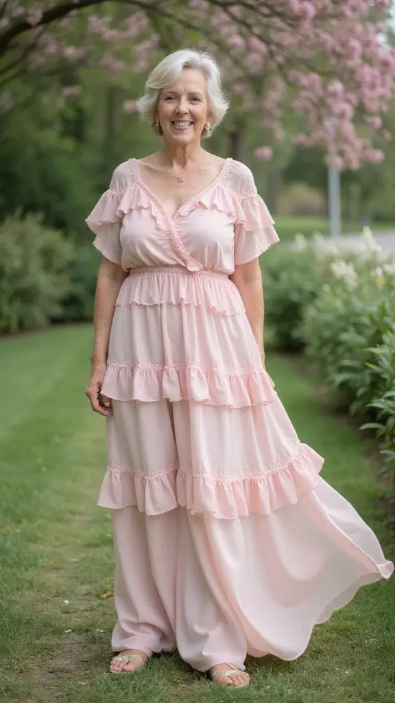Chic mid-length hairstyle for women over 60 with fine hair 2025