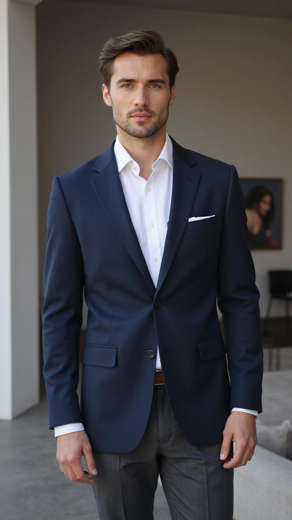 Trendy men’s haircut 2025 with fade and textured top