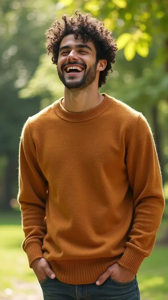 Trendy wolf haircut for men with textured layers