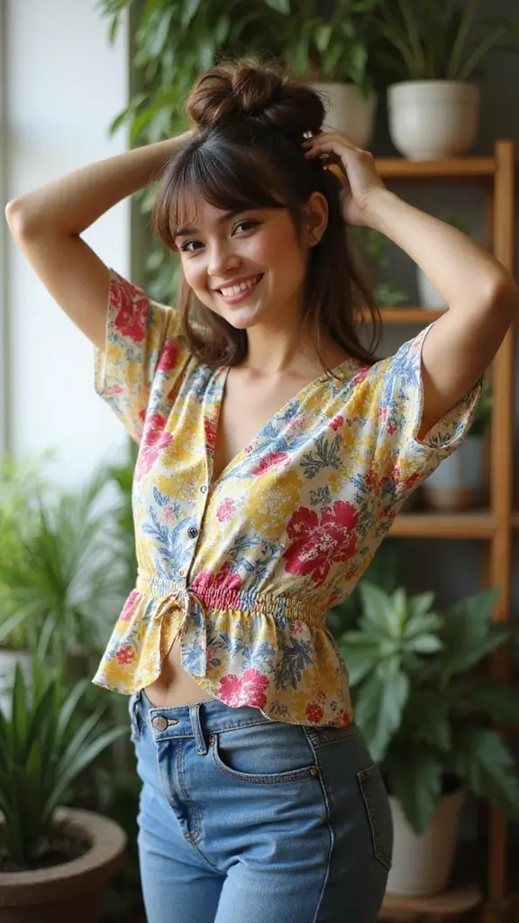 Stunning Ways to Style Medium Hair with Bangs