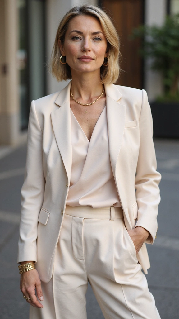 Chic short hairstyle for older women with fine hair 2025