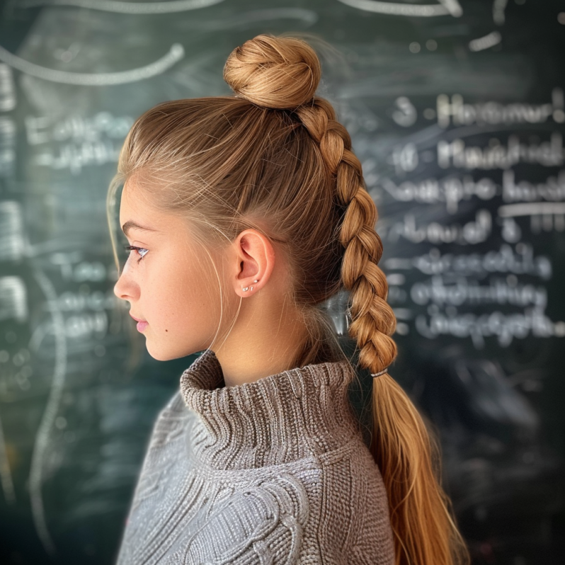 back to school hairstyles braids middle school