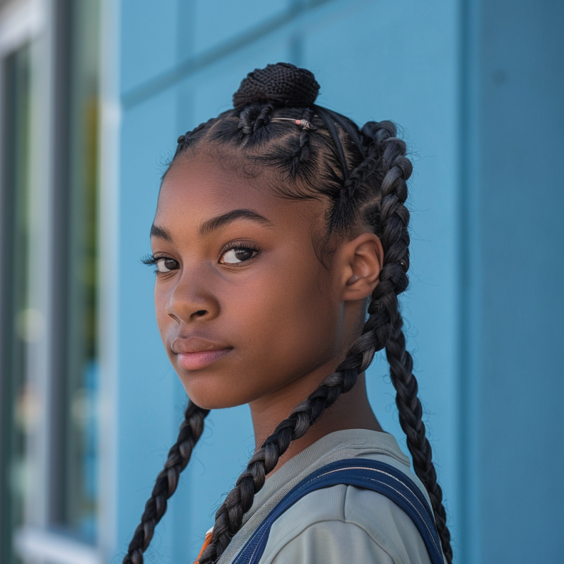 back to school hairstyles braids middle school
