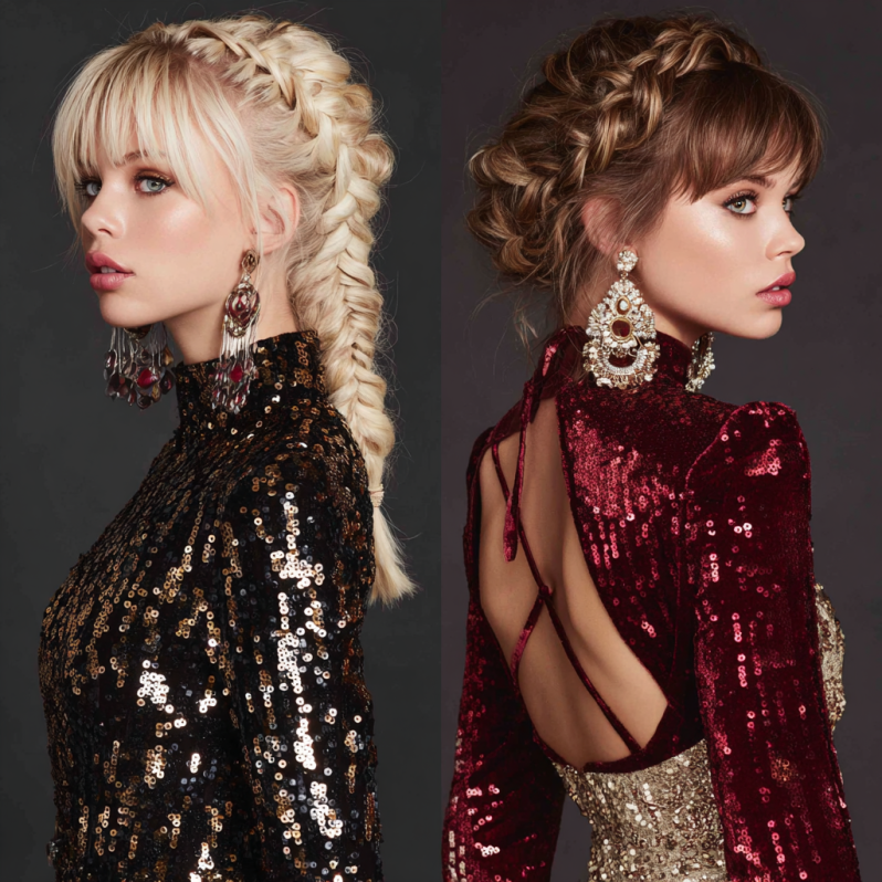 17 glamorous holiday hair and seasonal hair inspo ideas for your next party