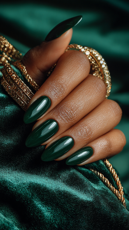 fall nails black women with trendy seasonal designs