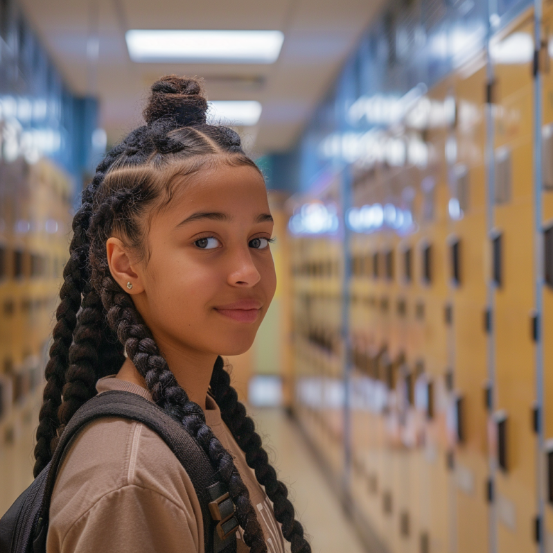 back to school hairstyles braids middle school