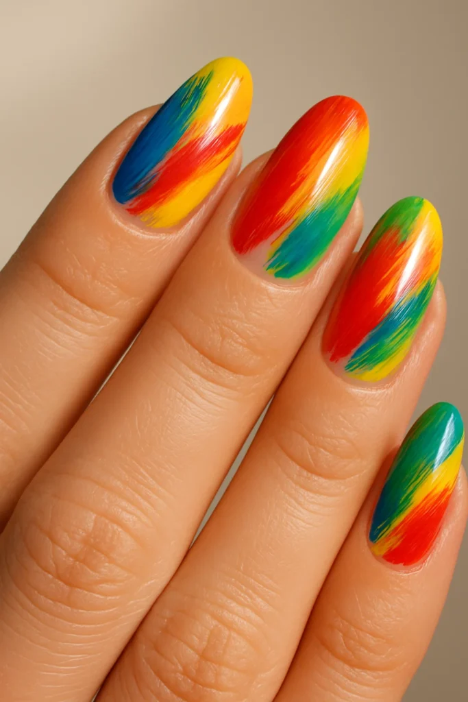 Elegant French tip wedding nail design