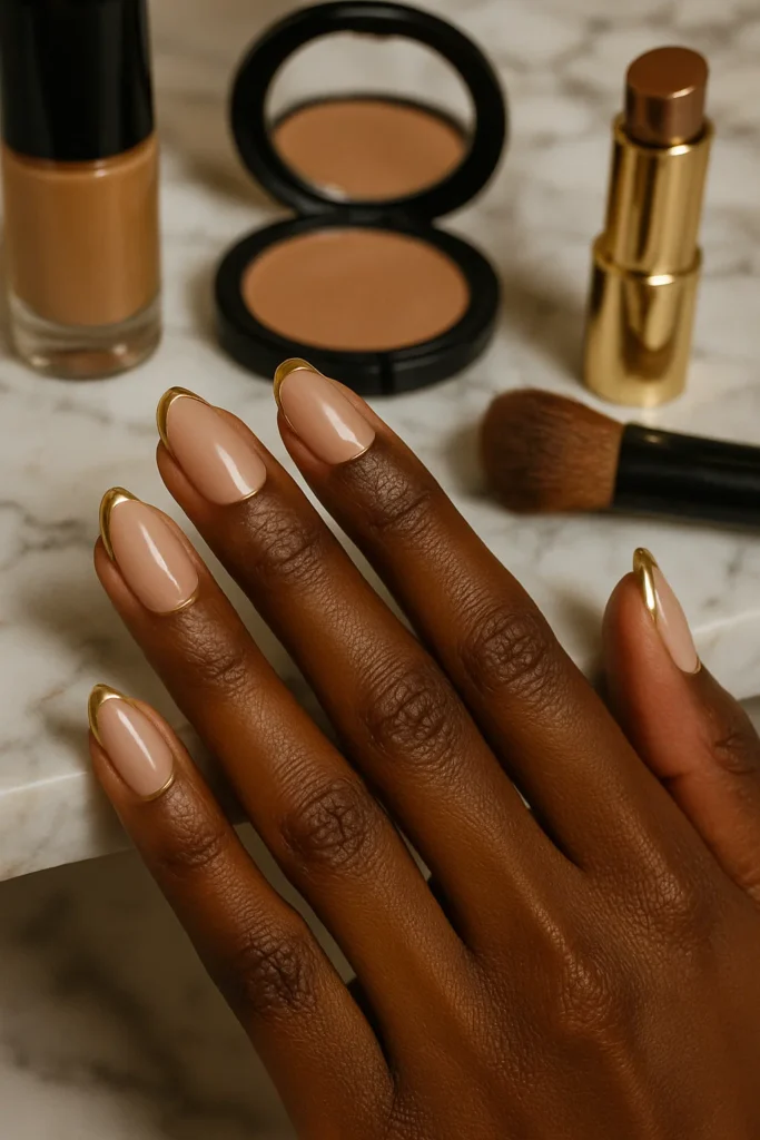 fall nails black women with trendy seasonal designs