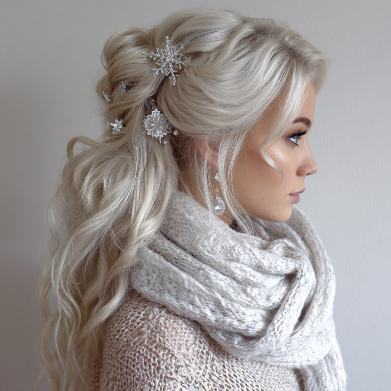 17 glamorous holiday hair and seasonal hair inspo ideas for your next party