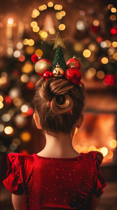 christmas hairstyles for kids