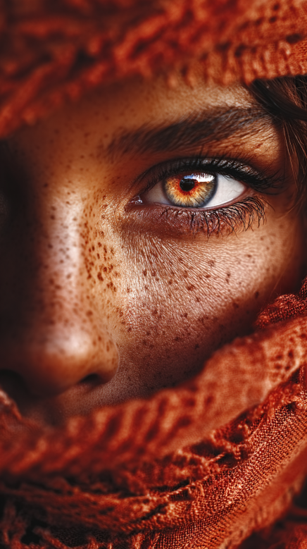the magic of iris eye colors from blue to dark