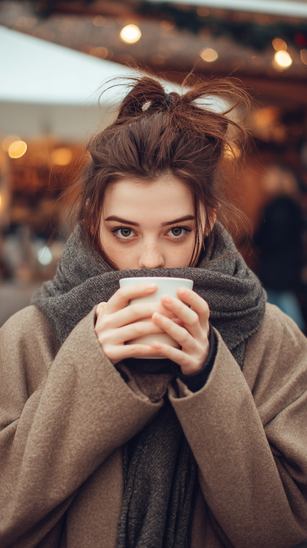 17 Cute Winter Hairstyles for Brunettes
