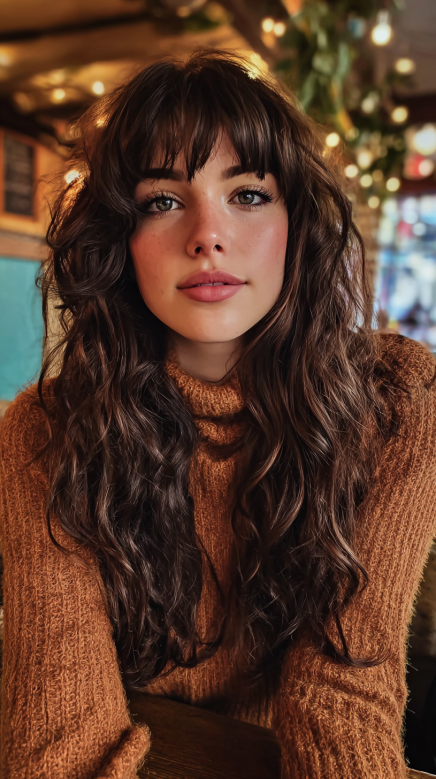 17 Cute Winter Hairstyles for Brunettes