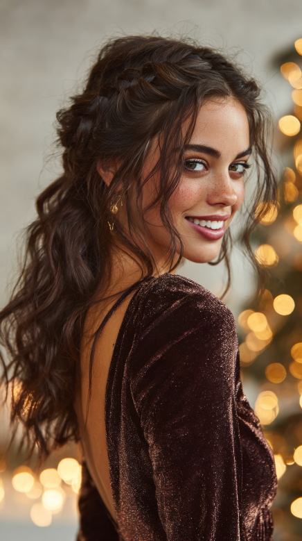 17 Cute Winter Hairstyles for Brunettes