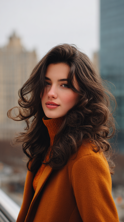 17 Cute Winter Hairstyles for Brunettes