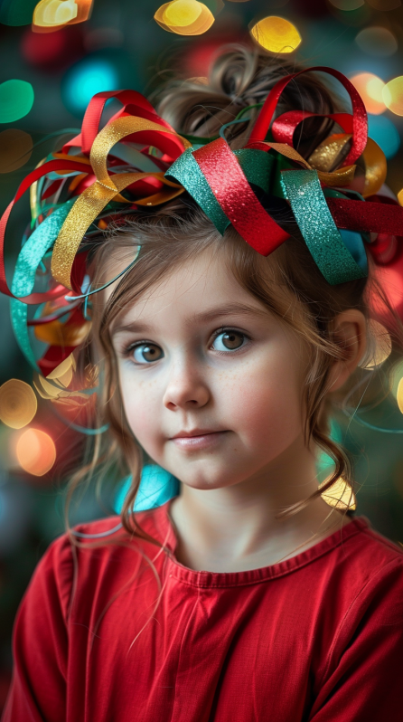 christmas hairstyles for kids