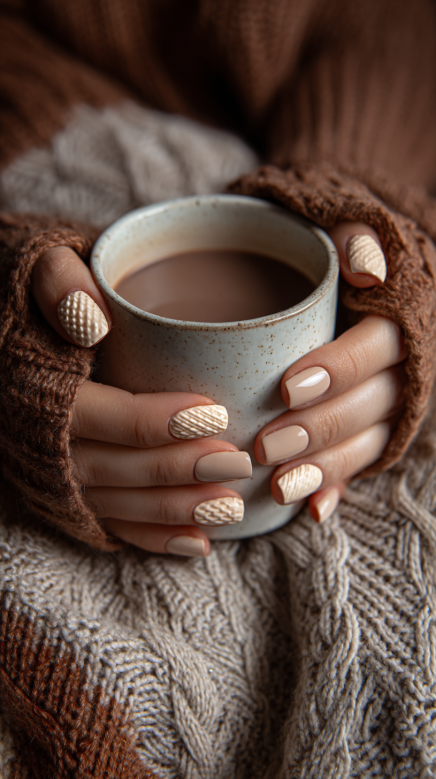november nails cozy fall designs