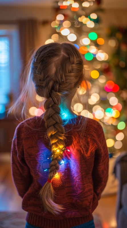 christmas hairstyles for kids