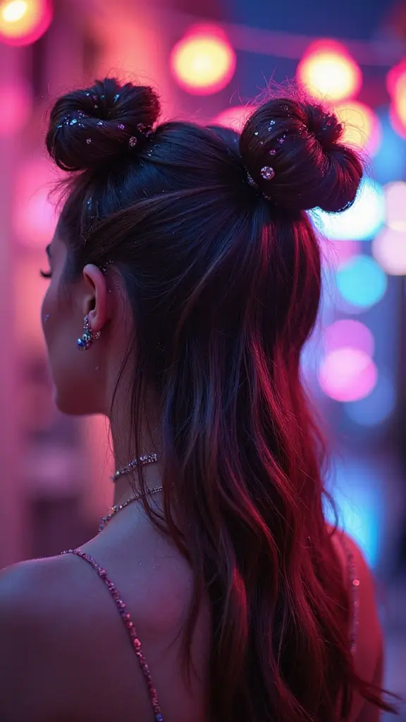 12 Attractive Hoko Hairstyles for Long Hair: Shine at Night