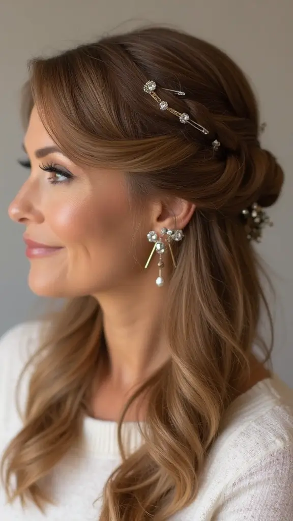 19+ Stunning Mother of the Groom Hairstyles Over 50 for a Chic Look (Half up, short, medium, Updo)