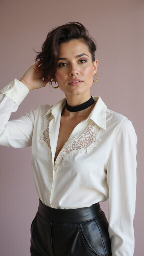 25 Best Short Shaggy Pixie Hairstyles That Are Effortlessly Chic! - 15. Pixie with a Pompadour
