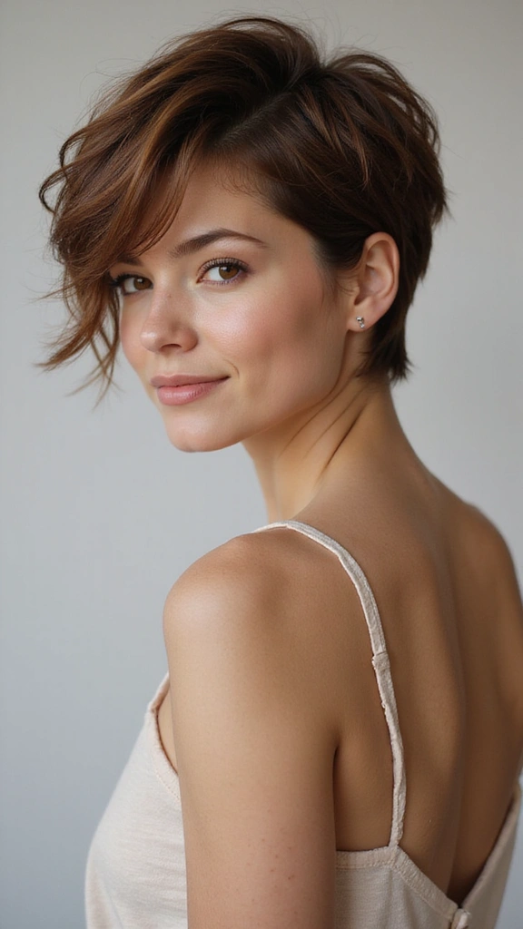 25 Best Short Shaggy Pixie Hairstyles That Are Effortlessly Chic! - 2. Textured Layered Pixie