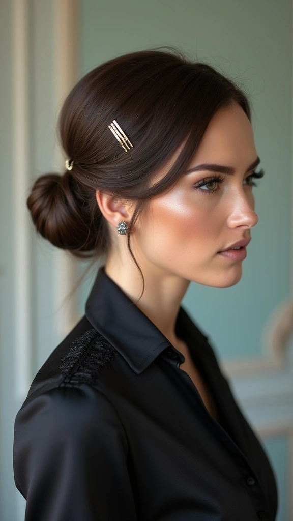 25-Long-Bob-Hairstyles-for-Fine-Hair-That-Will-Transform-Your-Look-Instantly-25.-Sophisticated-Bun-with-Long-Bob