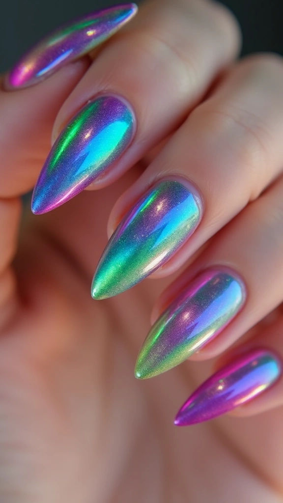 26 Gorgeous Cat Eye Nails Polish Ideas That Will Make You the Center of Attention!