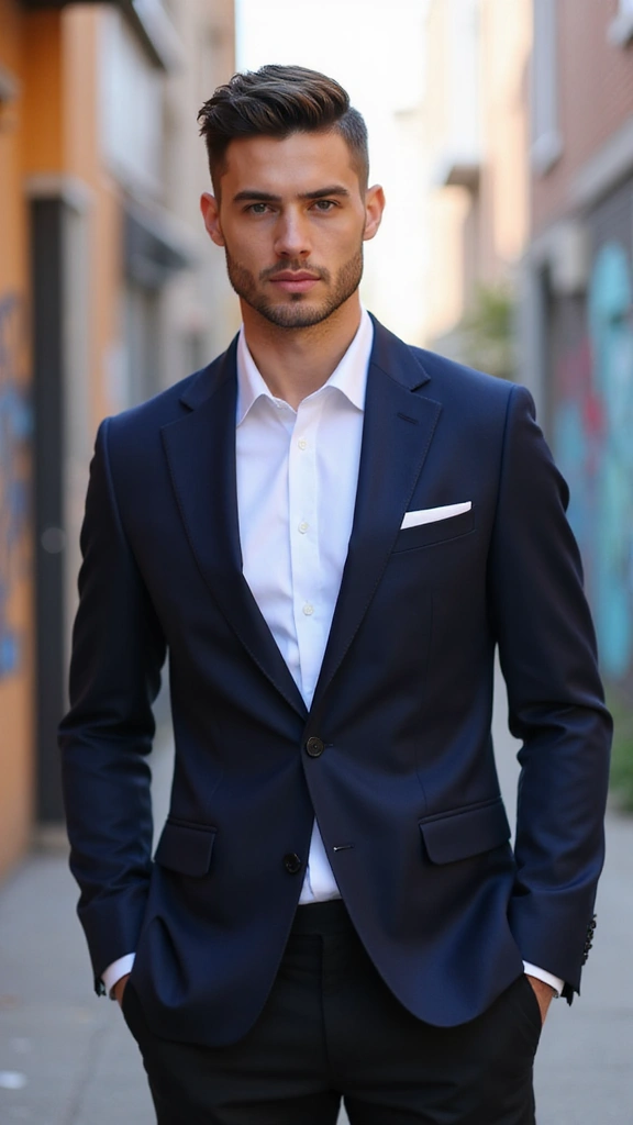 Discover 25 Jaw-Dropping French Crop Haircuts with Mid Fade You Must Try! - 10. Modern French Crop with Asymmetrical Fade