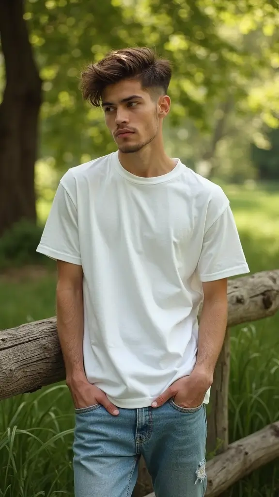 Discover 25 Jaw-Dropping French Crop Haircuts with Mid Fade You Must Try! - 16. Messy French Crop with Choppy Mid Fade
