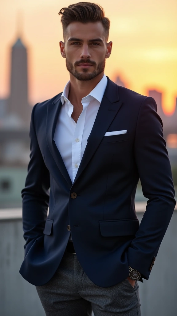 Discover 25 Jaw-Dropping French Crop Haircuts with Mid Fade You Must Try! - 4. French Crop with Side Part and Mid Fade