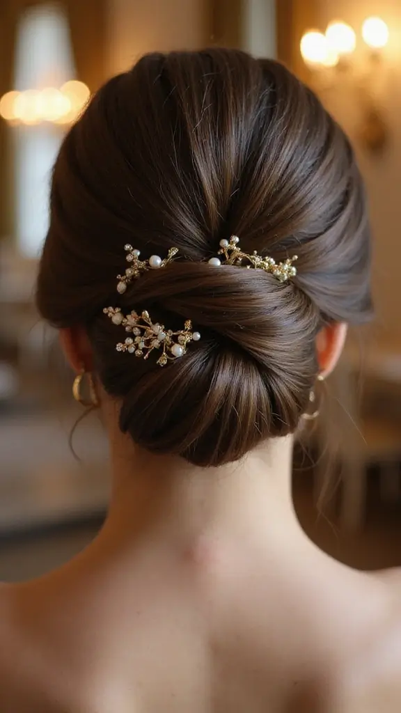 27 Stylish French Haircuts for Medium Length Hair That Will Leave You Breathless! - 4. The French Twist