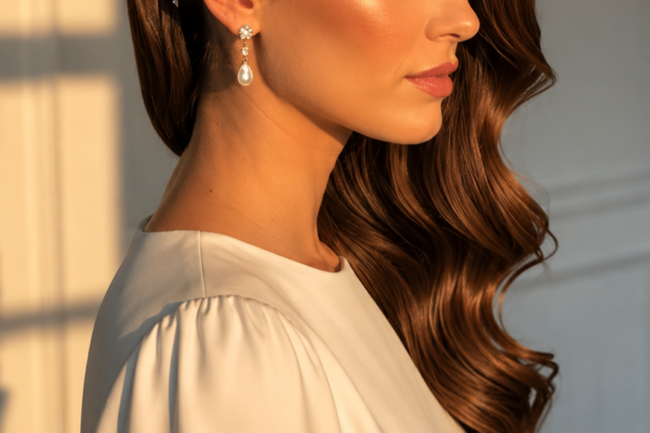 Natural Down Looks for Bridesmaids with Long Hair