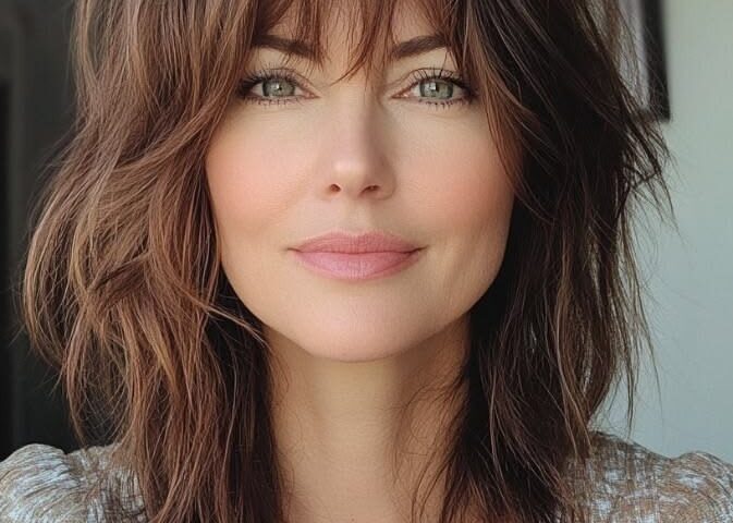 Short Shag Haircuts for Women Over 40
