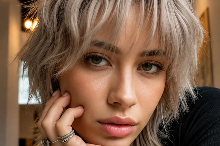 Seven Short Shag Cuts for Women Growing Out Gray Hair